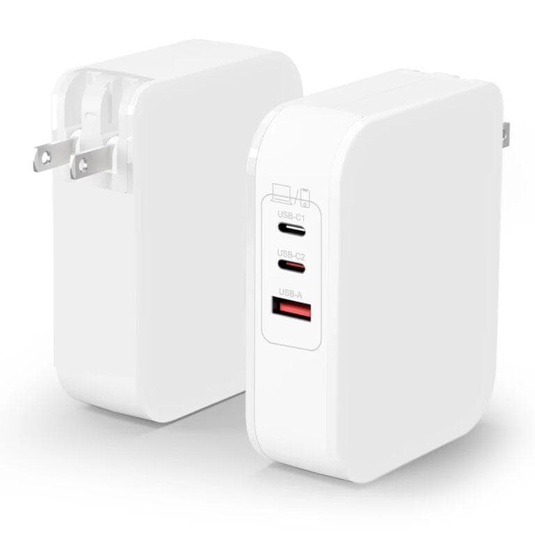 SlimWin 160W GaN Ultra Gyors Laptop Töltő - 3 Portos Type-C1: PD 140W, Type-C2: PD 20W, USB-A: 20W